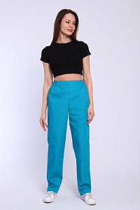 Брюки женские  281 ТС. Цвет: изумрудный